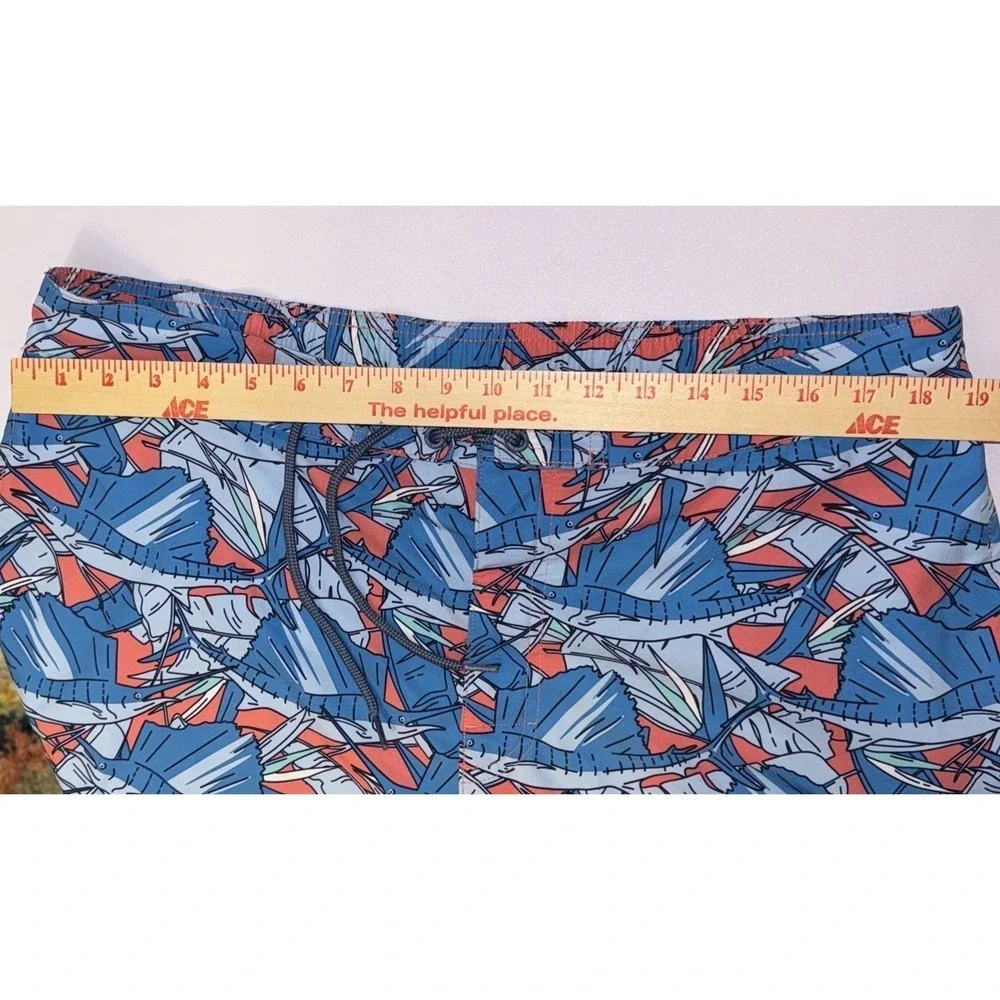 Vineyard‎ Vines Blue Swordfish Swim Beach Board Shorts 38
